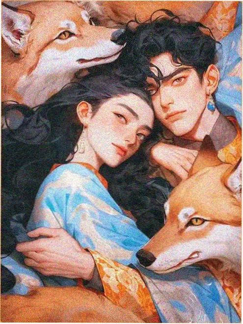 深色模式动漫头像适配配图